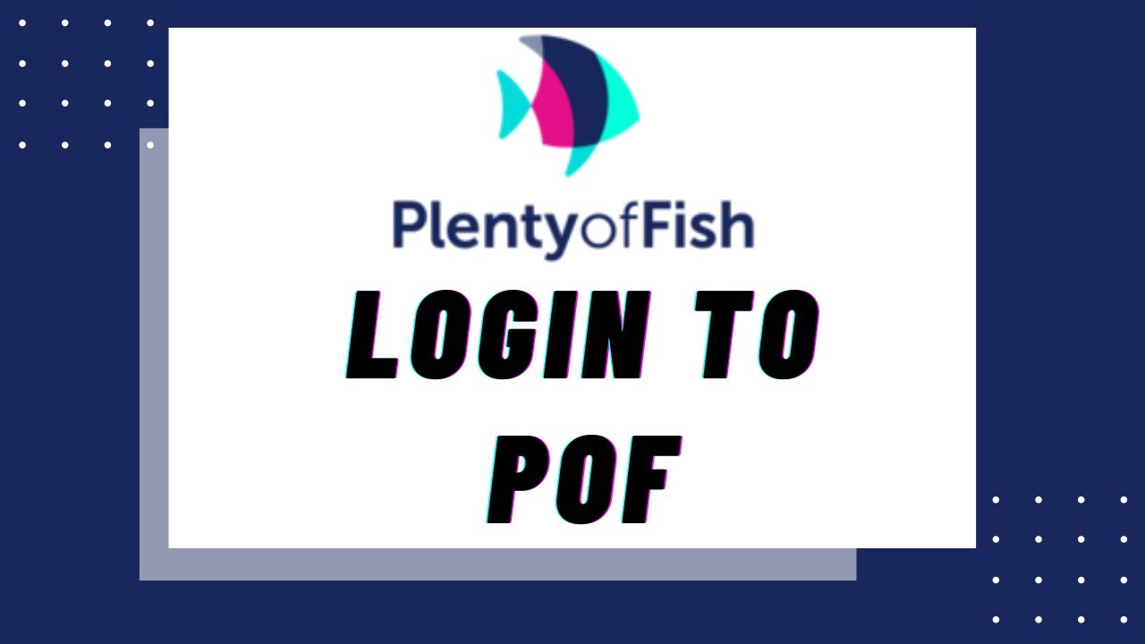 Sign up pof account create